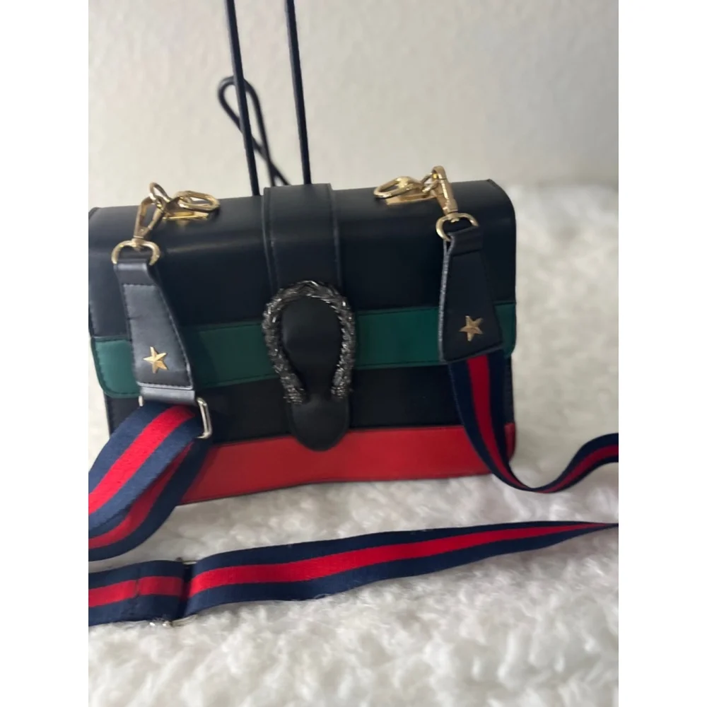 Black Striped Luxury Themed Purse, Designer Clutch bag, Stylish Purse, Trendy